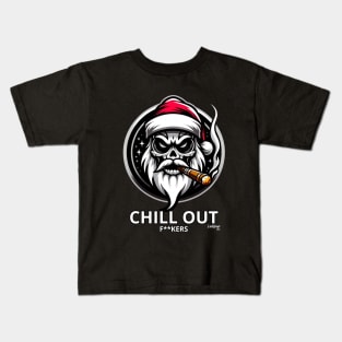 Naughty List Nightwatch Santa Kids T-Shirt